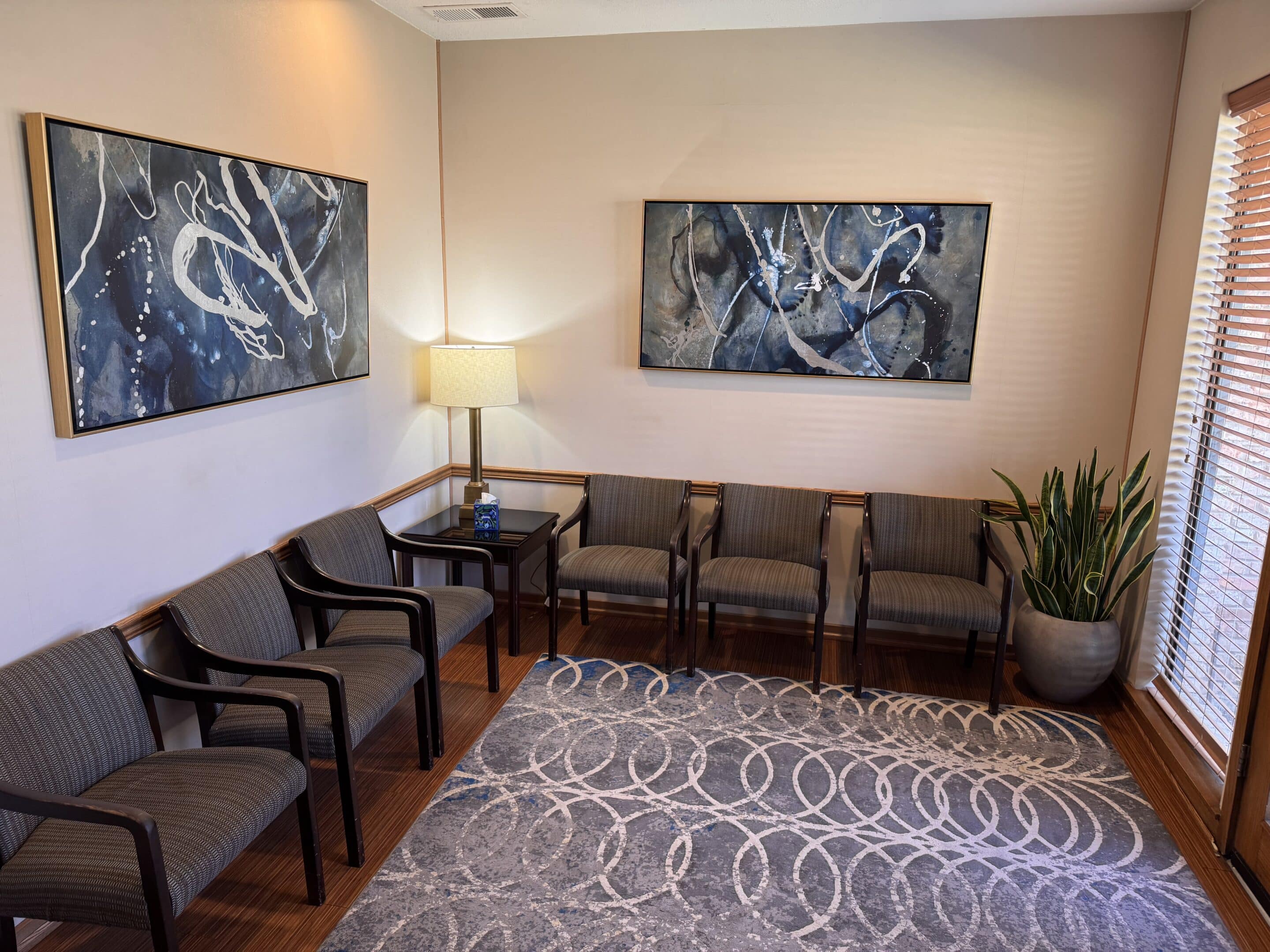 Richardson Podiatry interior waiting room area