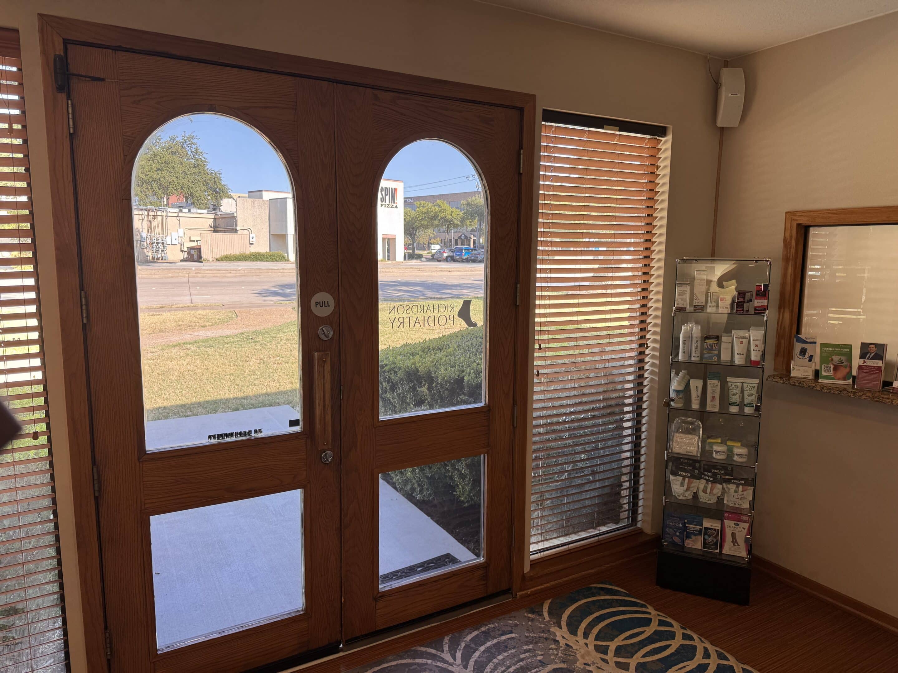 Richardson Podiatry interior entrance